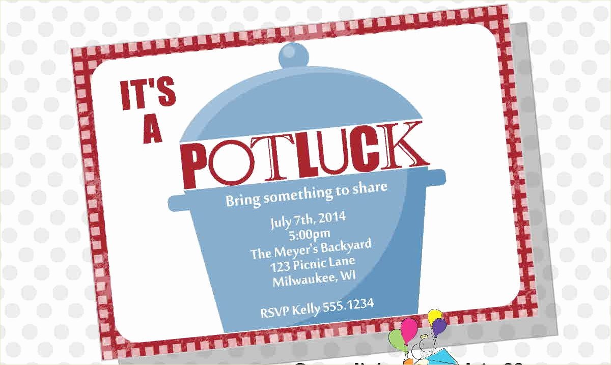 Potluck Party Invitations Wording Inspirational 10 Potluck Party Invitations