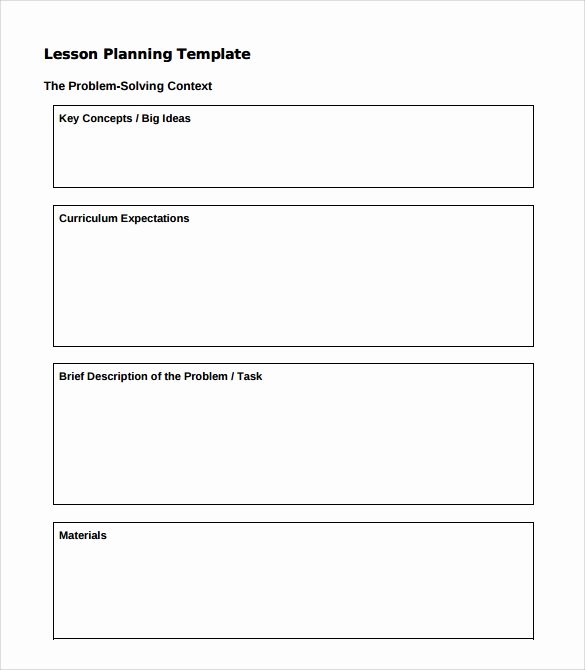 Preschool Lesson Plan Examples Beautiful Free 10 Sample Preschool Lesson Plan Templates In Google