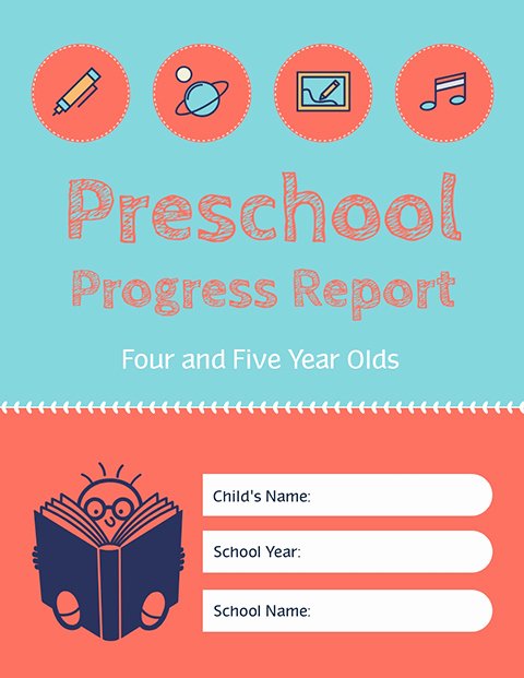 Preschool Progress Reports Templates New Lesson Plan Templates