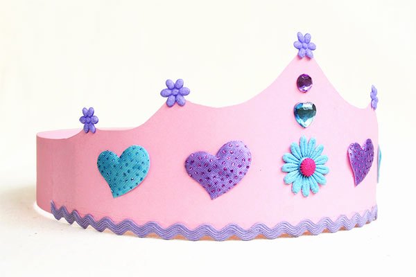 Prince Crown Cut Out Beautiful Prince and Princess Crown Templates