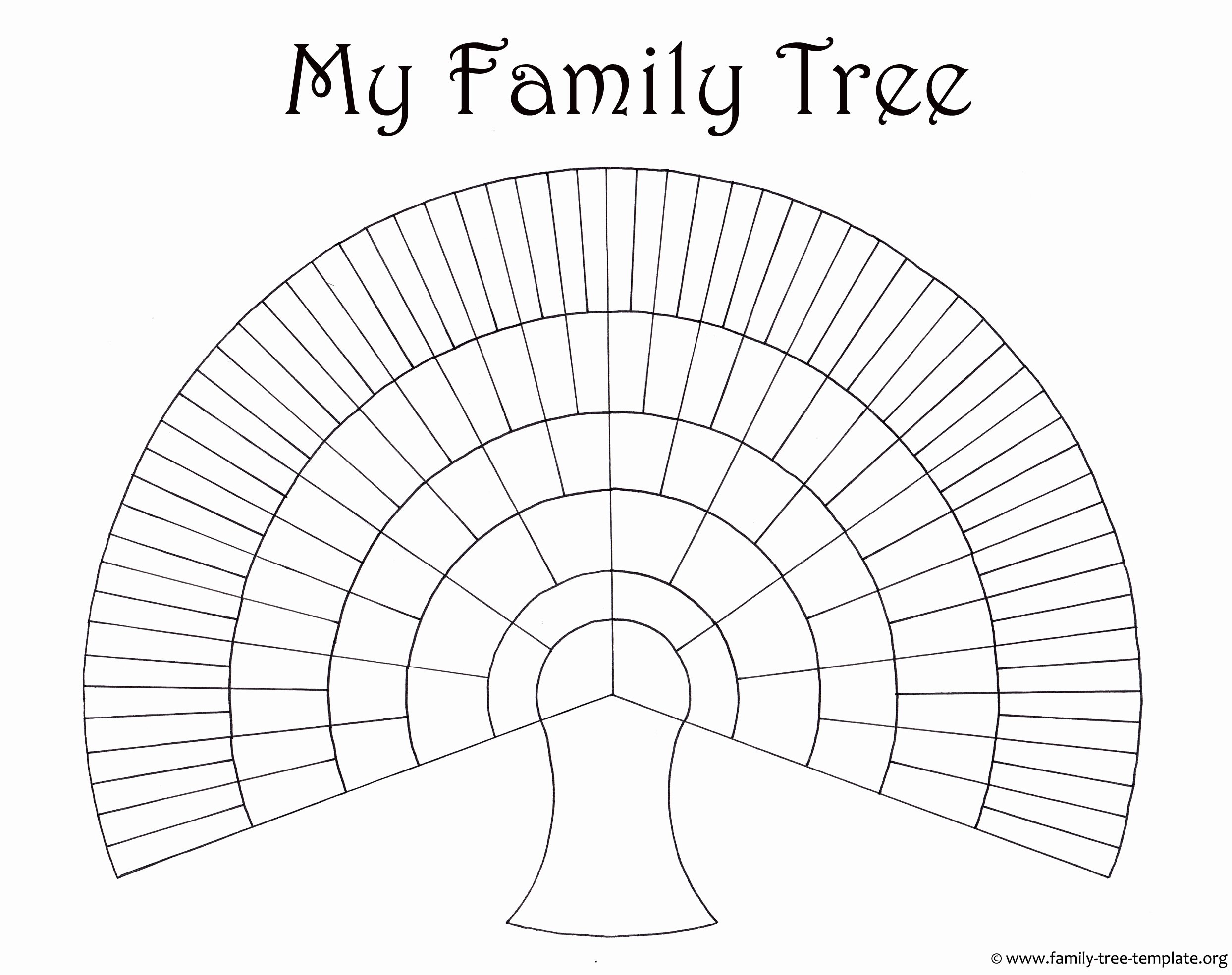 Print Family Tree Chart Luxury Blank Family Trees Templates and Free Genealogy Graphics