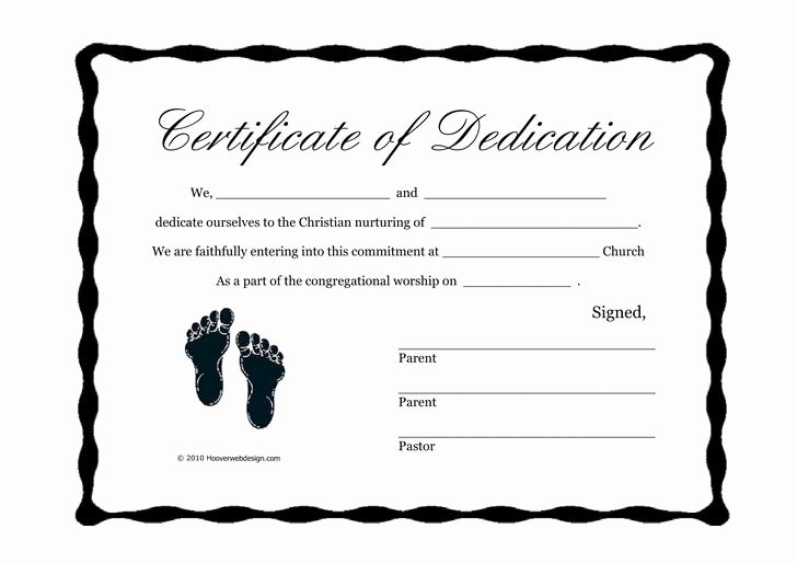 Printable Baby Dedication Certificate Elegant Baby Dedication Certificate Template