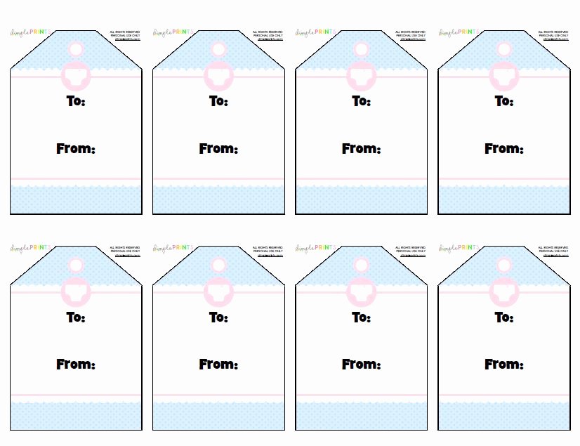 Printable Baby Shower Gift Tags Beautiful Free Baby Shower Gift Tags the Cards We Drew