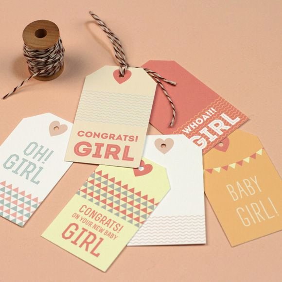 Printable Baby Shower Gift Tags New Love Vs Design