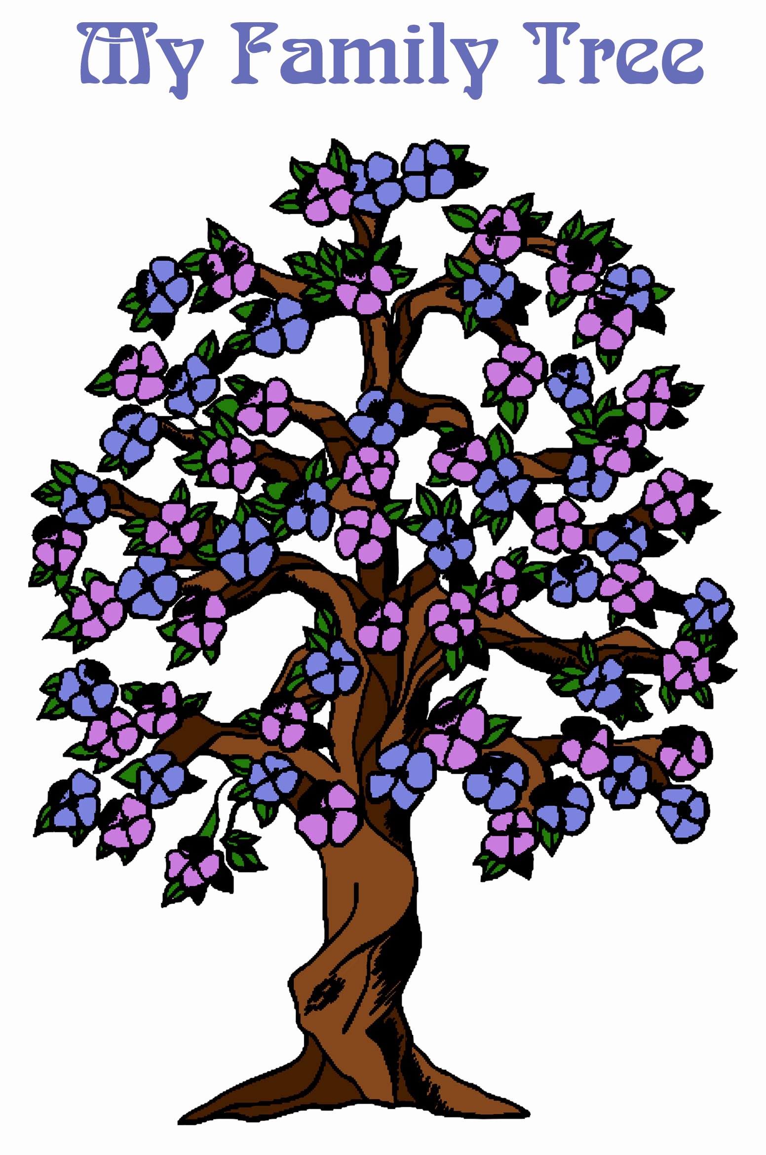 Printable Blank Family Tree Inspirational A Printable Blank Family Tree to Make Your Kids Genealogy