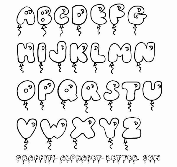 Printable Bubble Letters Font Awesome 13 Bubble Letter Font Bubble Letters Alphabet