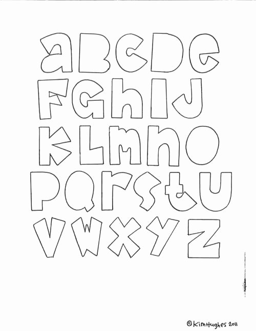 Printable Bubble Letters Font Elegant Free Printable Letters for Scrapbooks