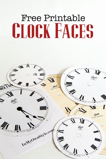 Printable Clock Face Template Best Of Clock Wreath &amp; Free Printables