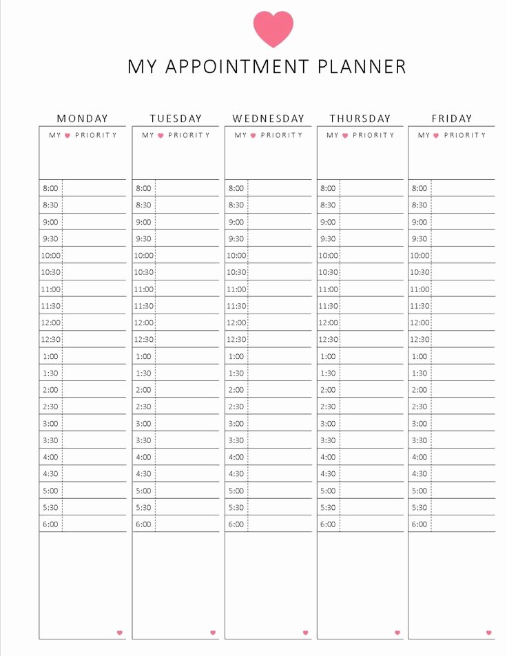 Printable Daily Appointment Calendar New 666 Best Printables Images On Pinterest