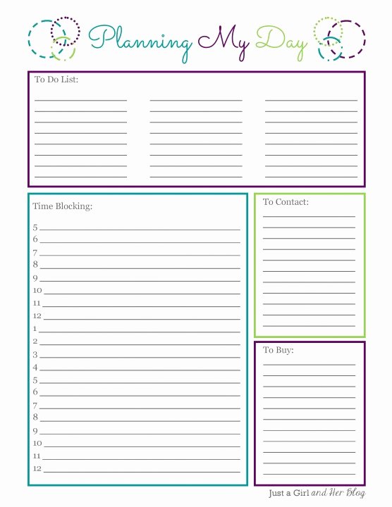 Printable Daily Calendar Pages Beautiful 46 Of the Best Printable Daily Planner Templates