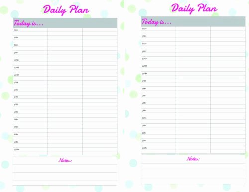 Printable Daily Calendar Pages Beautiful Free Printable Daily Calendar Planner Page