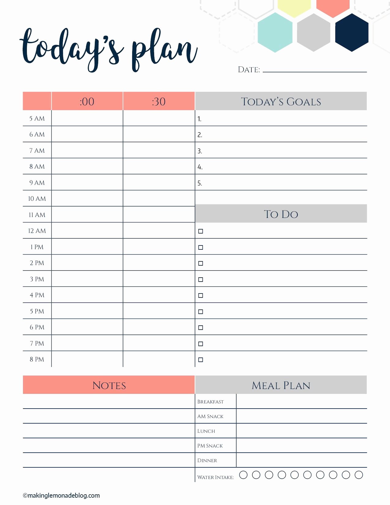 Printable Daily Calendar Pages Elegant This Free Printable Daily Planner Changes Everything