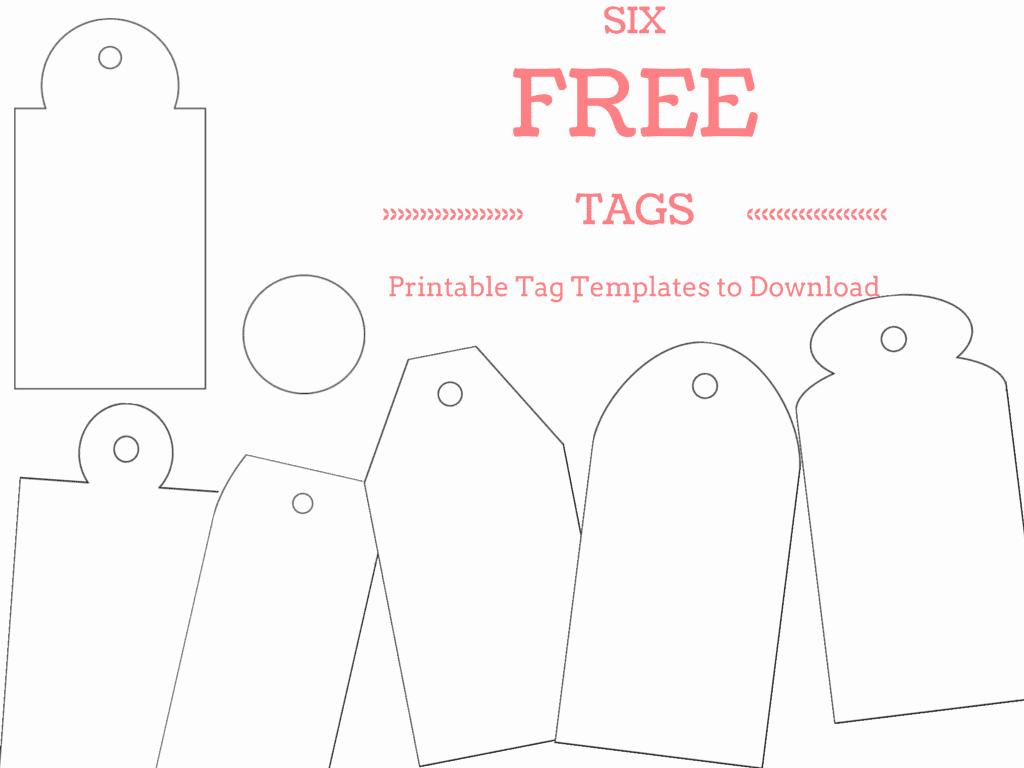 Printable Favor Tag Templates Fresh 6 Free Printable Gift Tag Templates