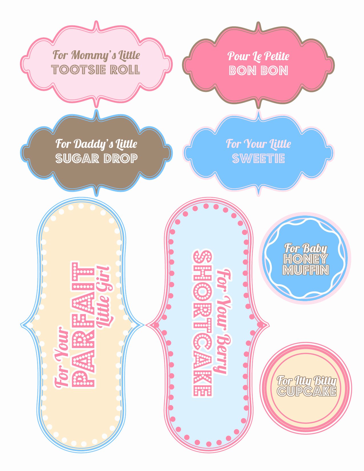 Printable Favor Tag Templates New Baby Shower Gifts [free Printable] Sweet Anne Designs