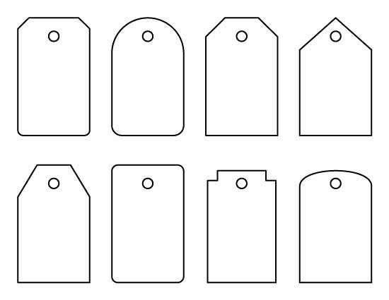 Printable Favor Tag Templates Unique Luggage Tag Pattern these Could Also Be Used as T Tags
