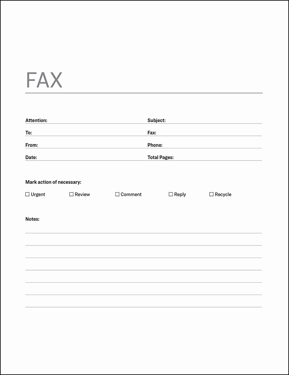 Printable Fax Cover Page Lovely Printable Fax Cover Sheet