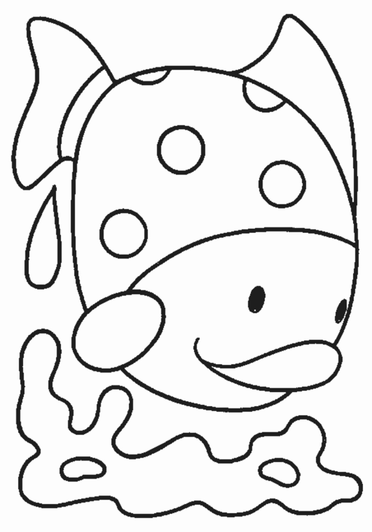 Printable Fish Colouring Pages Beautiful Free Fish Outlines for Children Download Free Clip Art