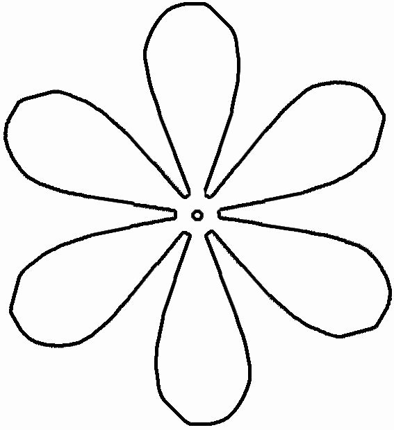 Printable Flower Template Cut Out Inspirational 1000 Images About 3 D Flower Petal Patterns On Pinterest