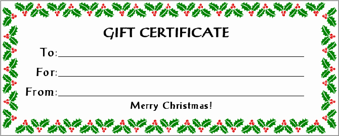 Printable Gift Certificates Templates Free Lovely Printable T Certificates