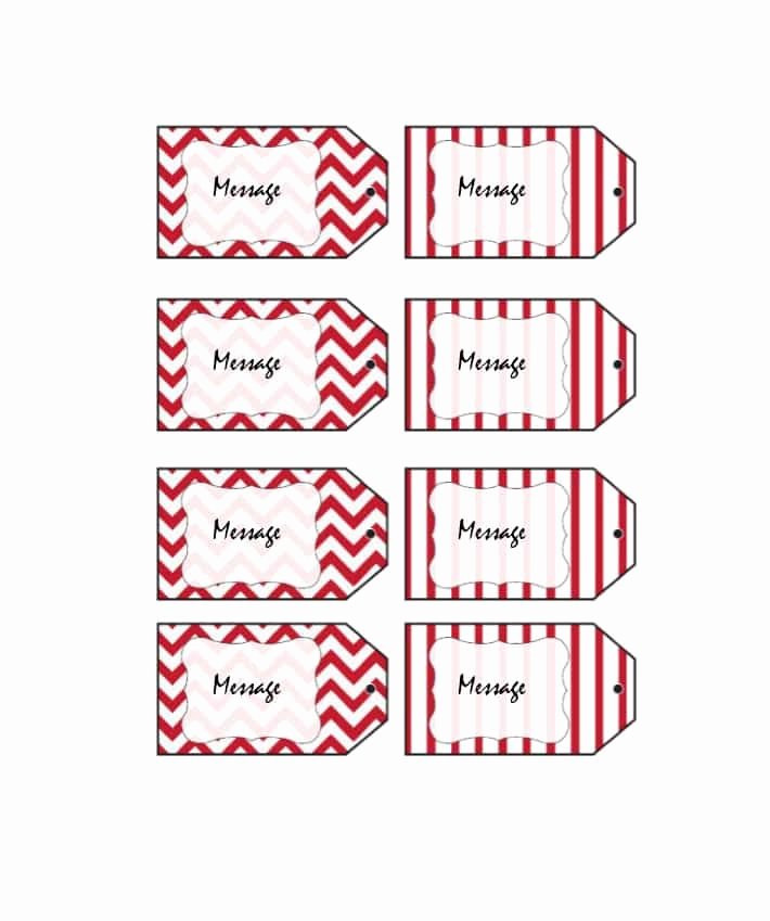 Printable Gift Tag Template Lovely 44 Free Printable Gift Tag Templates Template Lab