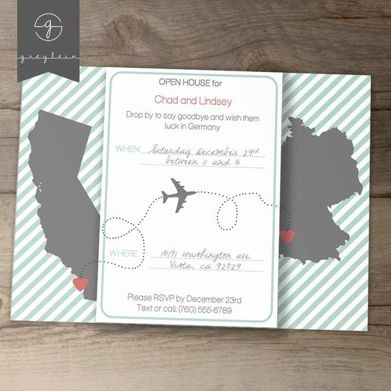 Printable Going Away Cards Best Of Moving Going Away Party Invitations Invites