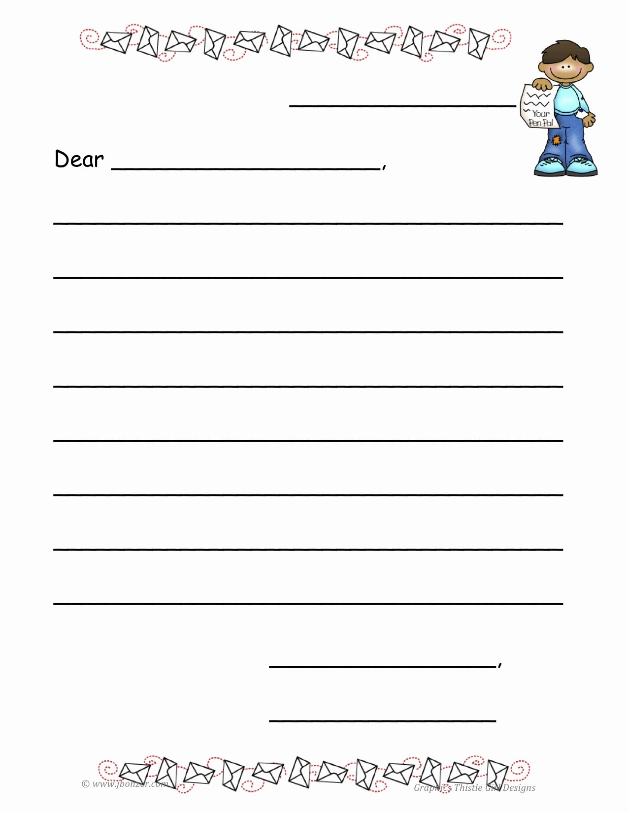 Printable Letter Writing Template Beautiful Letter Printable Gallery Category Page 23