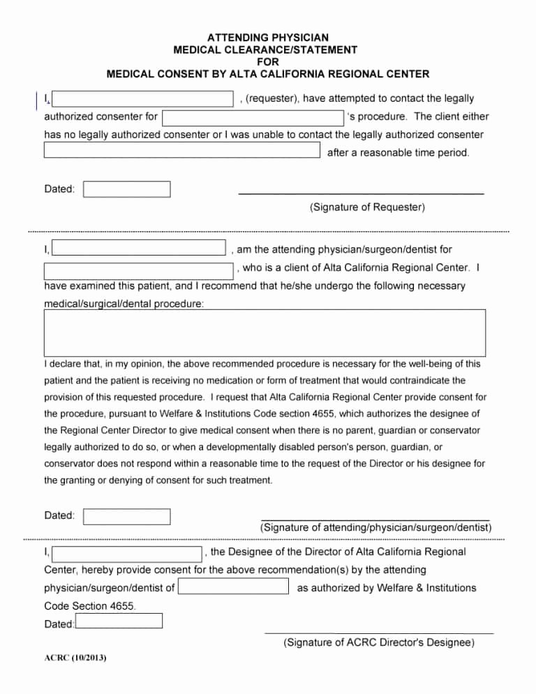 Printable Medical Consent forms Lovely 45 Medical Consent forms Free Printable Templates