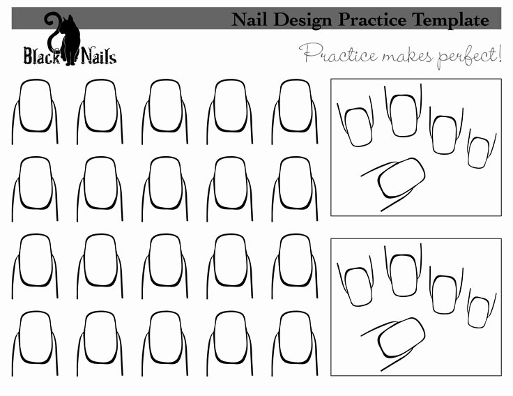Printable Nail Art Templates New 32 Best Images About Nail Care On Pinterest