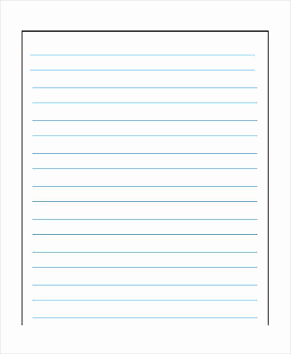Printable Notebook Paper Wide Ruled New Wide Lined Paper to Print Printable Lined Paper Wide Ruled