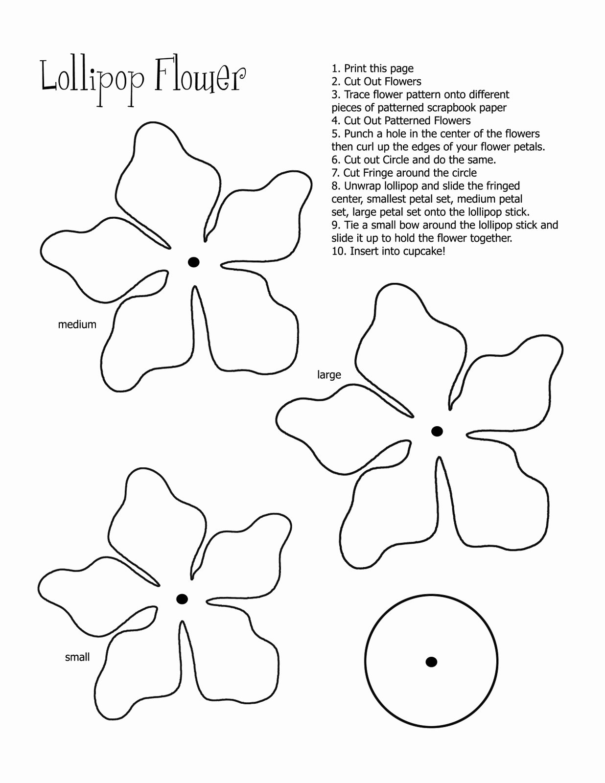 Printable Paper Flower Templates Best Of Stacey S Sweet Shop Truly Custom Cakery Llc Frugally