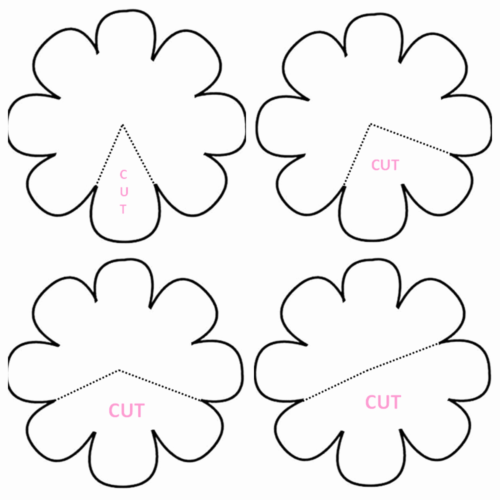 Printable Paper Flower Templates Luxury Made In Craftadise