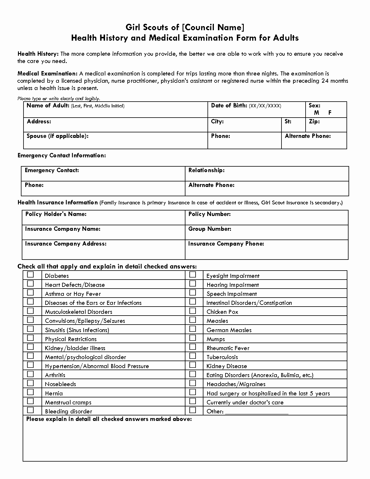 Printable Physical Exam forms Best Of Printable Medical Physical Examination forms F1 Car