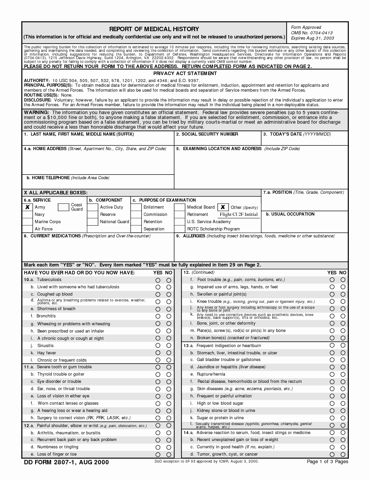 Printable Physical Exam forms Inspirational 9 Best Of Medical Physical Examination forms