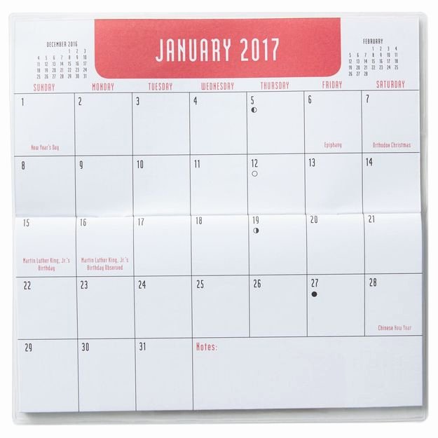 Printable Pocket Monthly Calendar Luxury 2018 Pocket Calendar