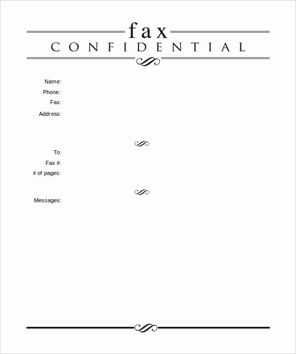 Professional Fax Cover Sheets Fresh 9 Professional Fax Cover Sheet Templates Free Sample