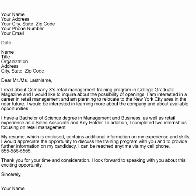 Professional Letter Of Interest New Letter Of Interest for Internal Job Posting