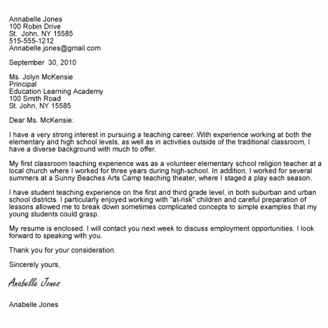 Professional Letter Of Interest New Sample Professional Letter formats to Use