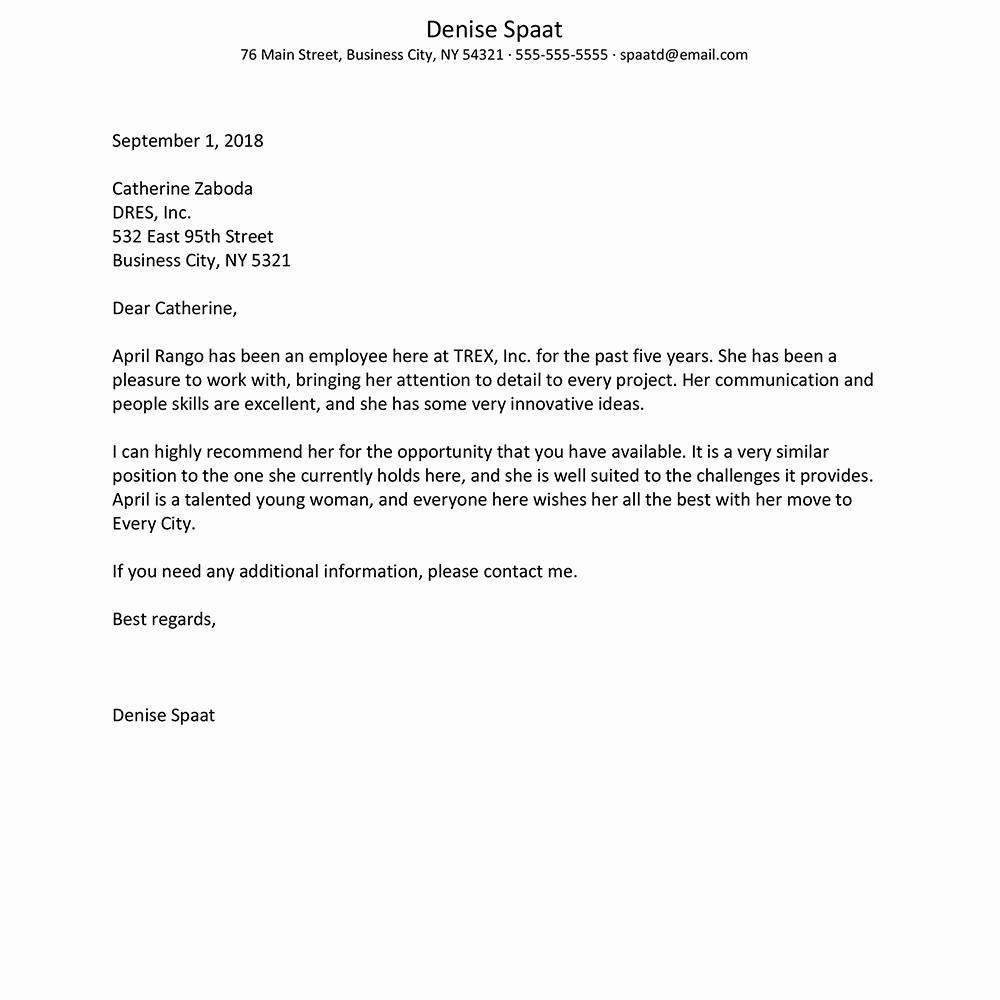 Professional Recommendation Letter Example Best Of Professional Reference Letter Sample
