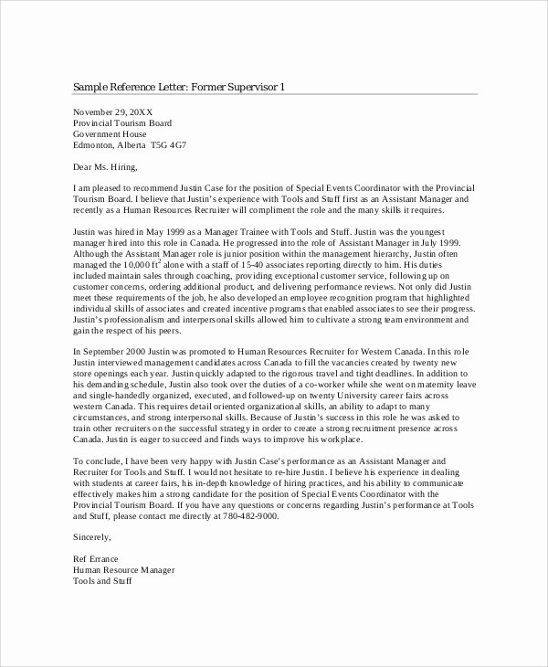 Professional Recommendation Letter Example Best Of Sample Professional Reference Letter 6 Documents In Pdf
