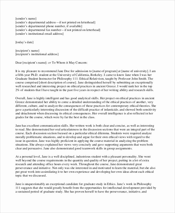 Professional Recommendation Letter Sample Fresh Stanley College Proffesional Year Application Pdf