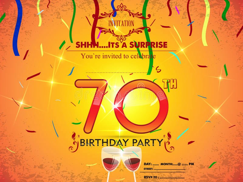 Program for 70th Birthday Party Fresh 70th Birthday Party Program Template Impremedia