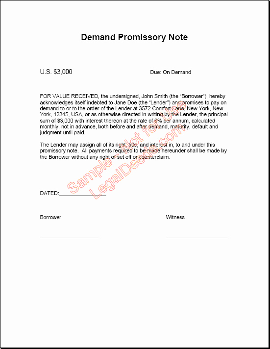 Promissory Note Payoff Letter Inspirational Printable Sample Simple Promissory Note form