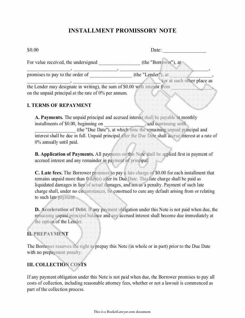 Promissory Note Payoff Letter Inspirational Promise to Pay Letter Template Collection