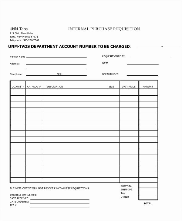 Purchase Requisition forms Template Best Of 28 Of Generic tool Request forms Template
