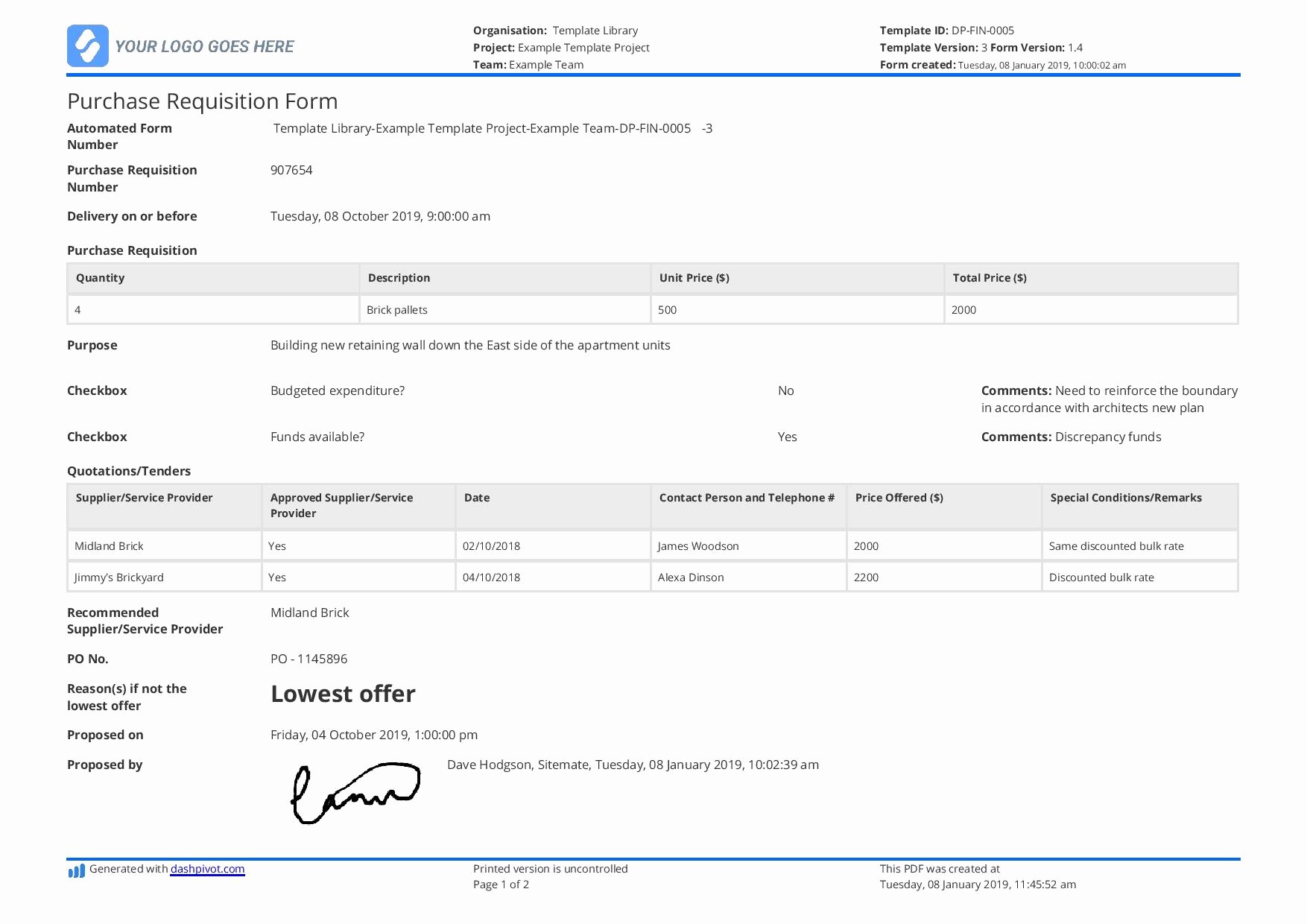 Purchase Requisition forms Template Luxury Simple Purchase Requisition form Sample Use Copy