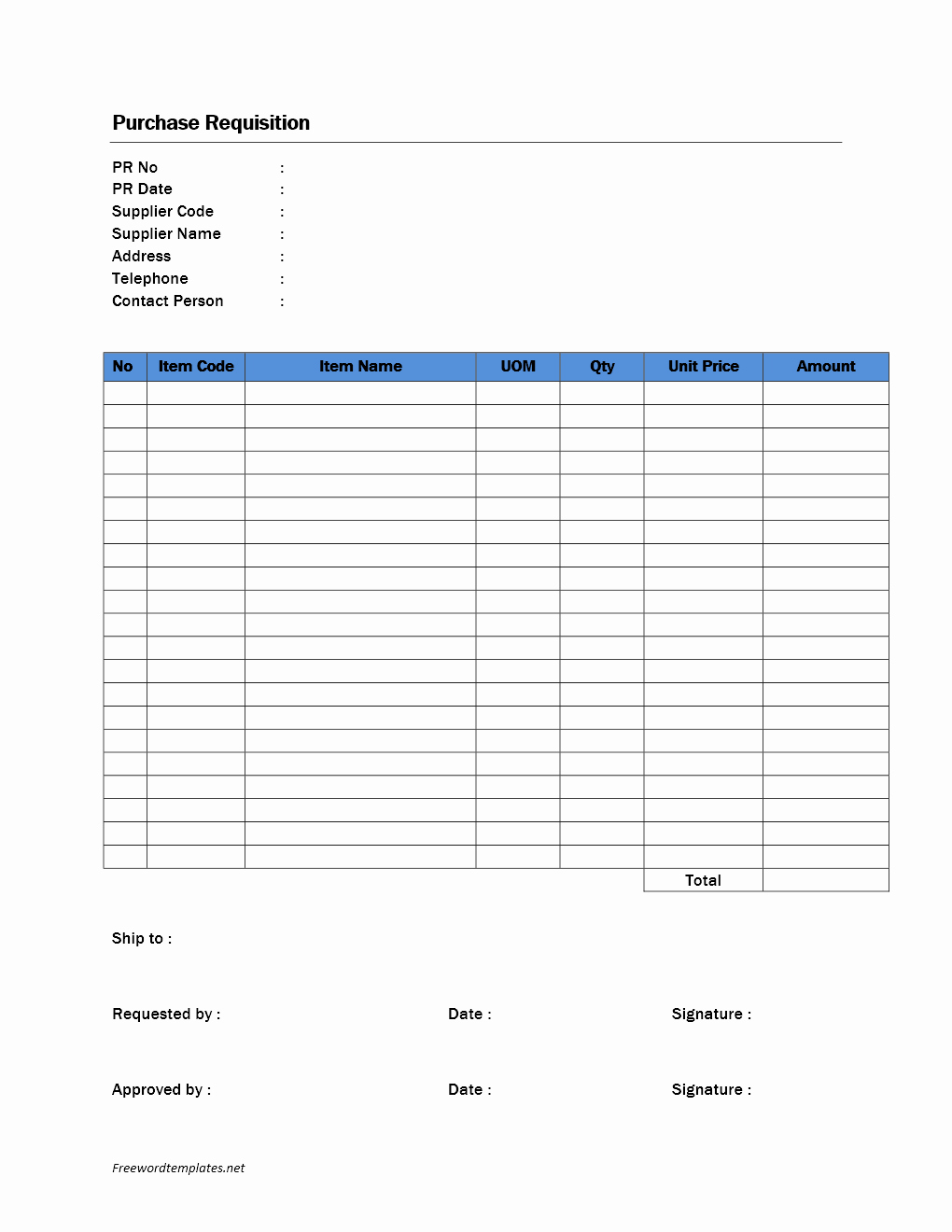 Purchasing Requisition form Templates Beautiful Purchase Requisition form