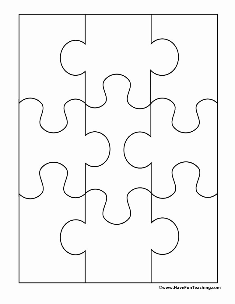 Puzzle Piece Cut Outs Elegant Paper Cut Outs
