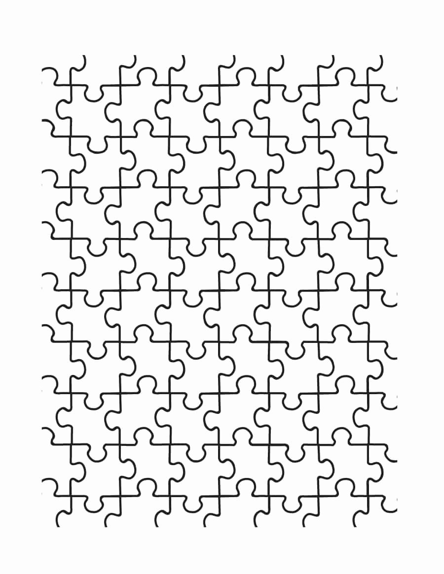 Puzzle Pieces Template for Word Awesome 19 Printable Puzzle Piece Templates Template Lab