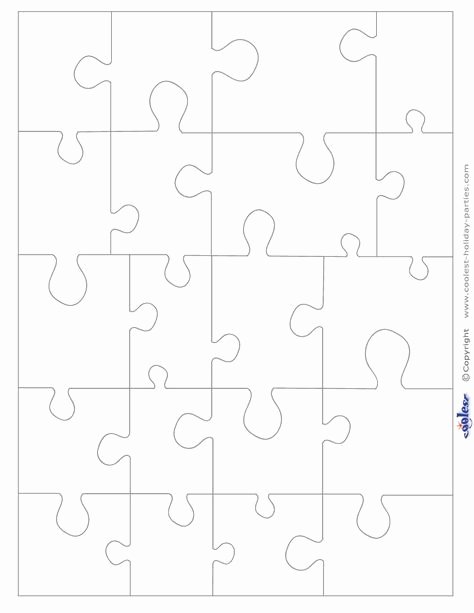 Puzzle Template 9 Pieces Lovely Print Out these Medium Sized Printable Puzzle Pieces On
