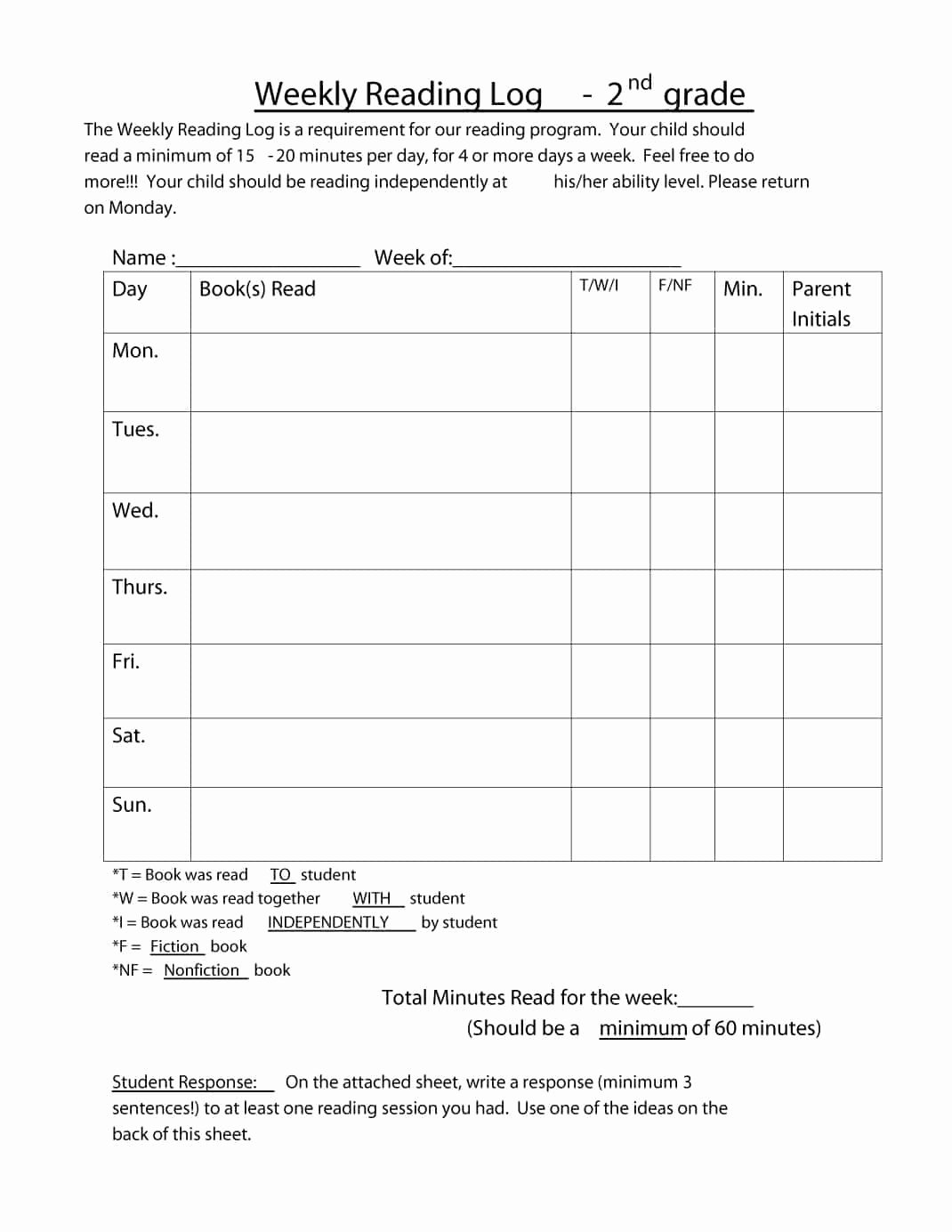 Reading Log Template Middle School Lovely 47 Printable Reading Log Templates for Kids Middle School